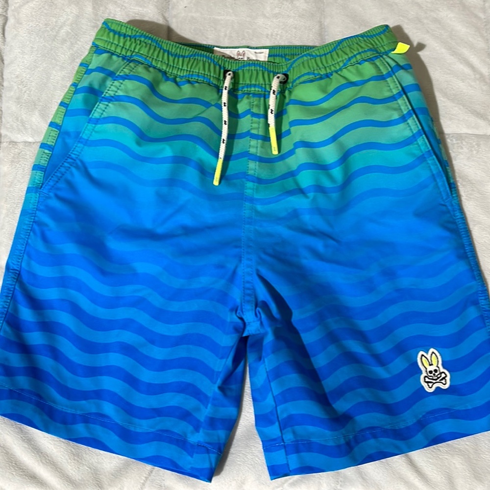 Psycho Bunny Boys Swim Shorts, Size 7/8